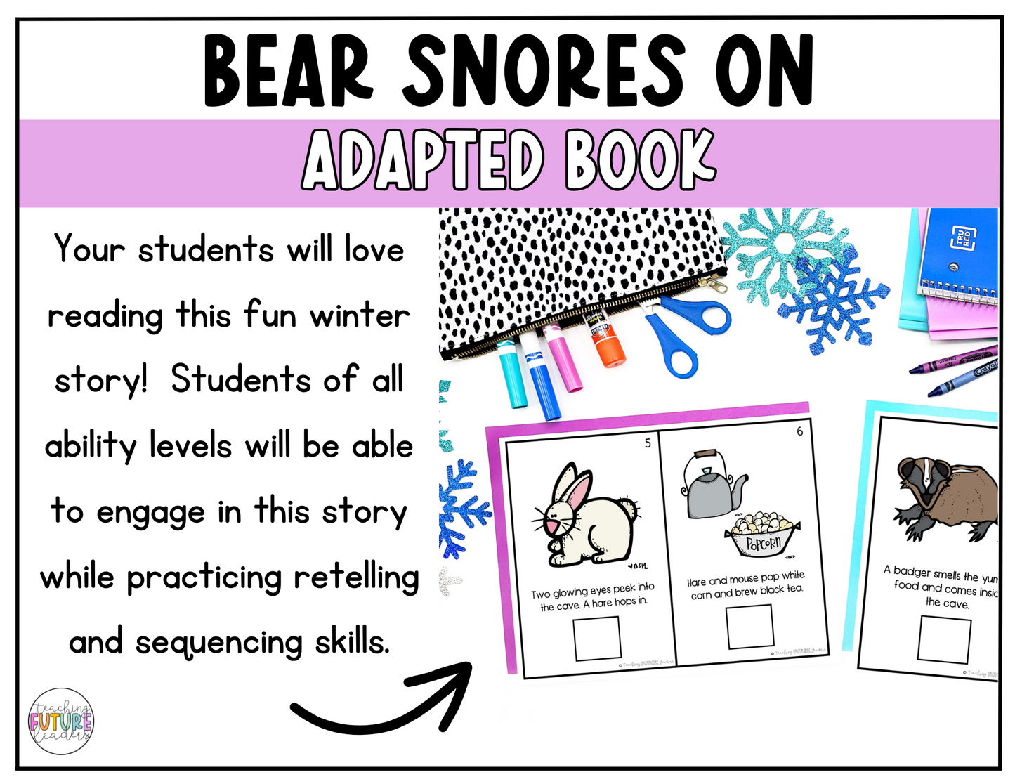 Bear Snores On Adapted Book