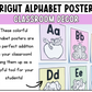 Bright Alphabet Posters | Bright Classroom Decor