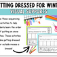 How to Dress for Winter Visual Supports