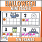 Halloween Mini Eraser Ten Frames