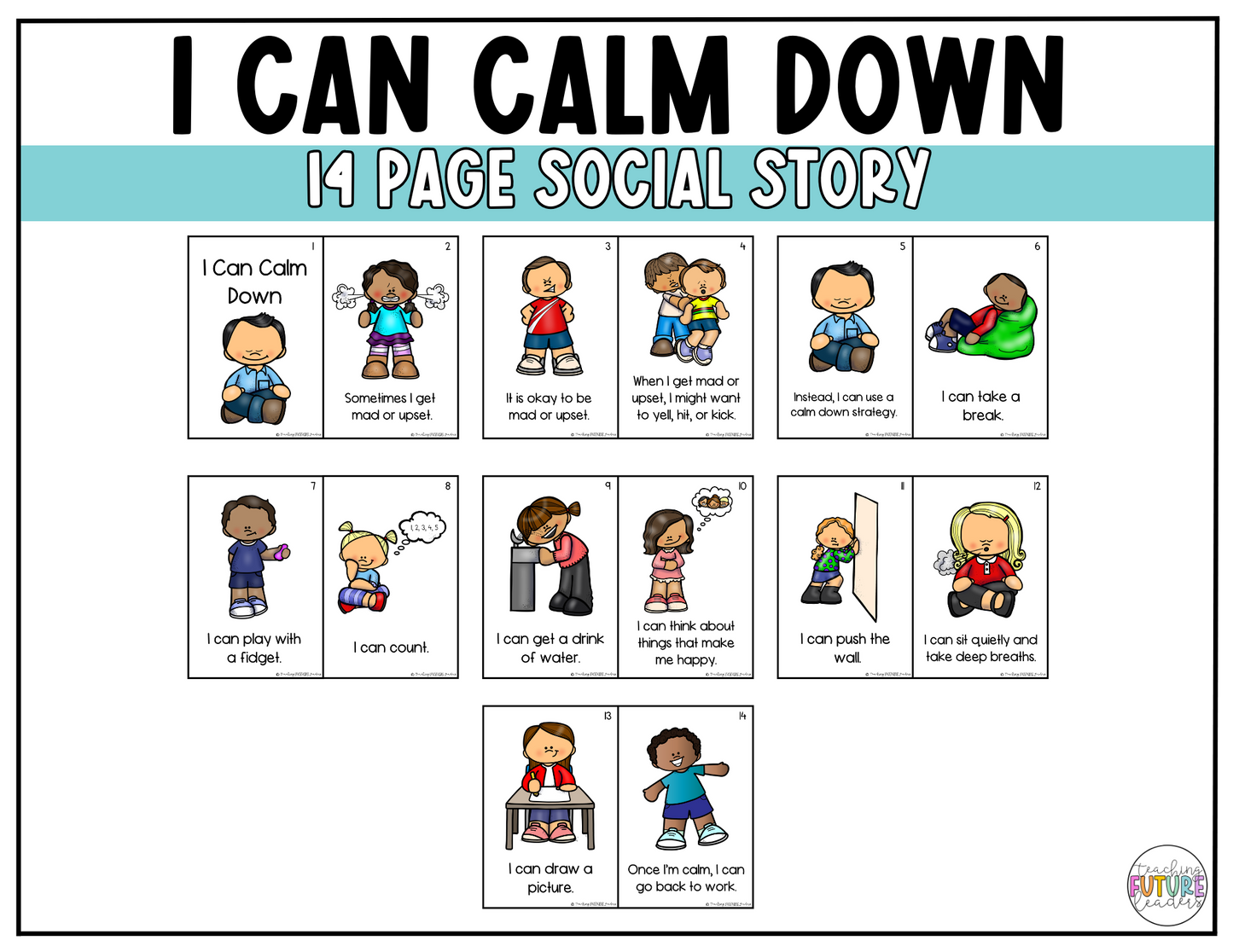 I Can Calm Down Social Story