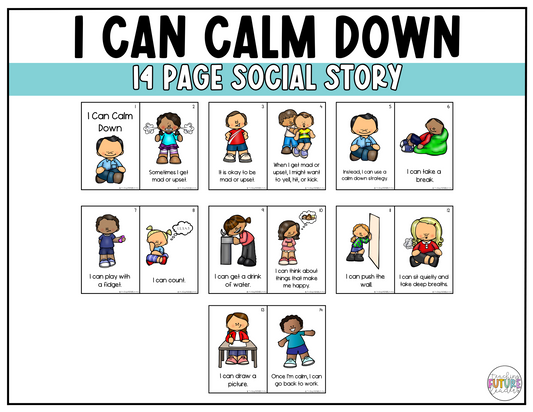 I Can Calm Down Social Story