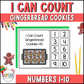 I Can Count Gingerbread Cookies Numbers 1-10