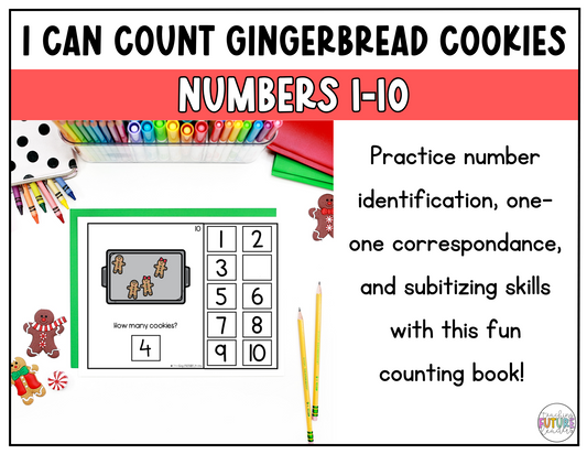 I Can Count Gingerbread Cookies Numbers 1-10