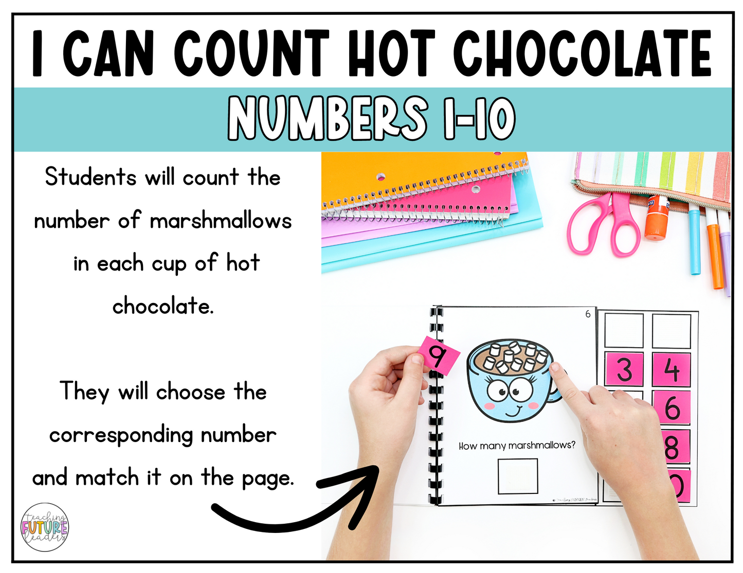 I Can Count Hot Chocolate Numbers 1-10