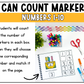 I Can Count Markers Numbers 1-10