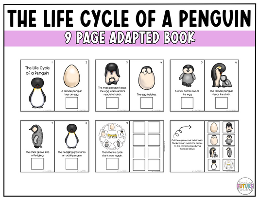 The Life Cycle of a Penguin Adapted Book