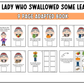 There Was an Old Lady Who Swallowed Some Leaves Adapted Book