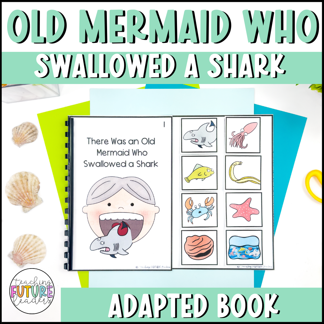 There Was an Old Mermaid Who Swallowed a Shark Adapted Book