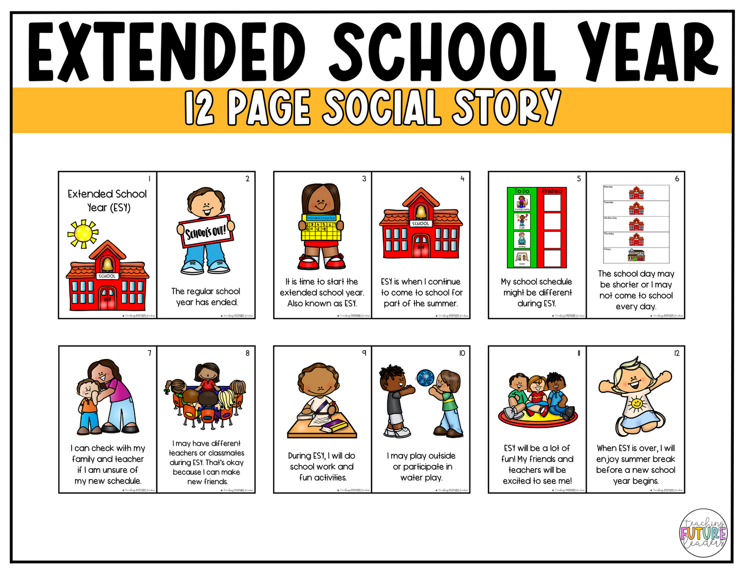 Extended School Year Social Story