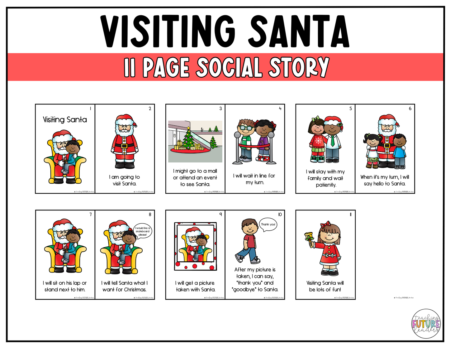 Visiting Santa Social Story