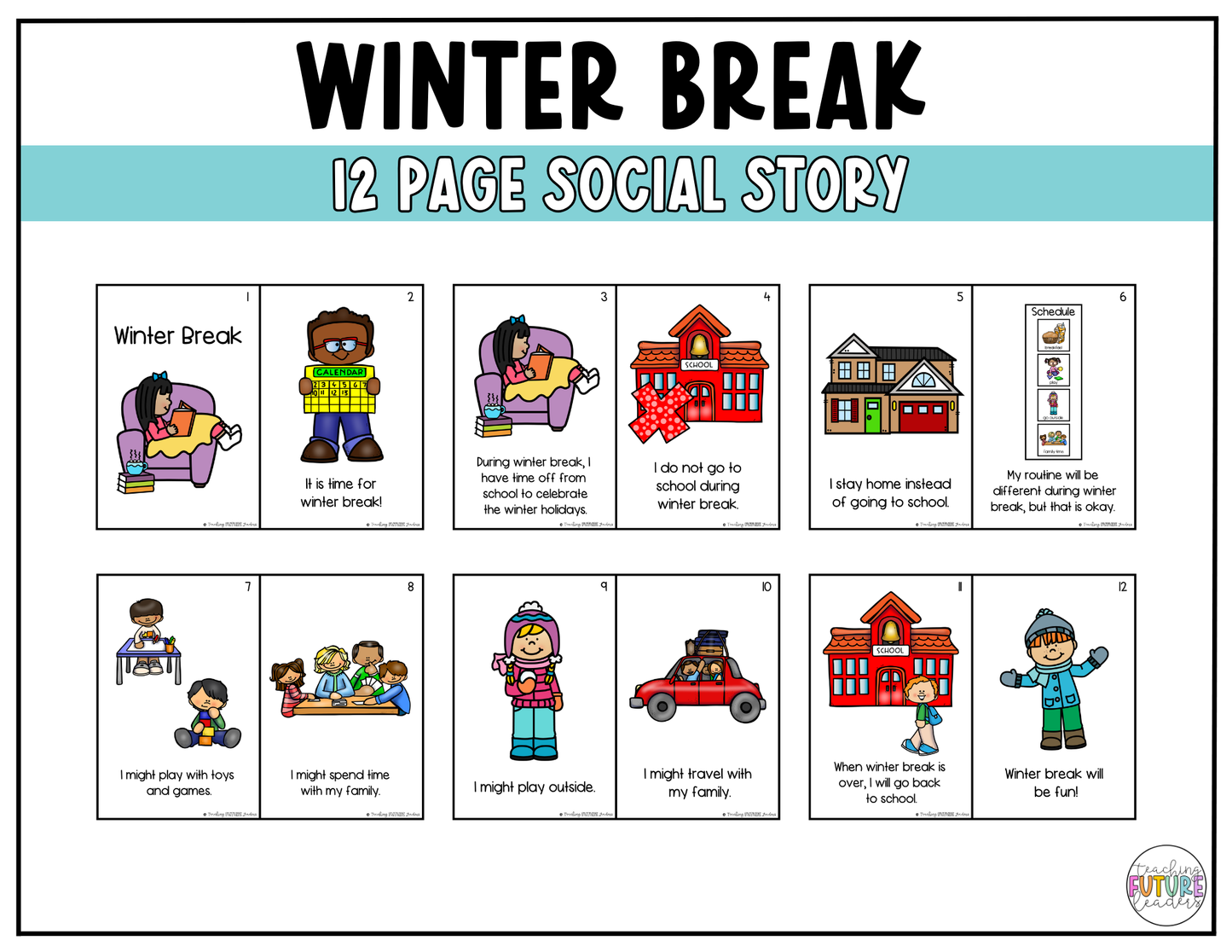 Winter Break Social Story